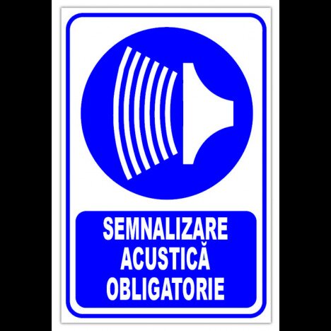 Indicator semnalizare acustica obligatorie